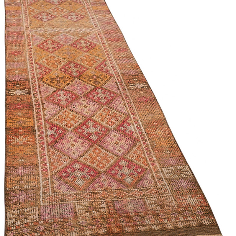 Vintage Tribal Runner Rug - 2' 10" x 12' 10" (34" x 154") - K0085173