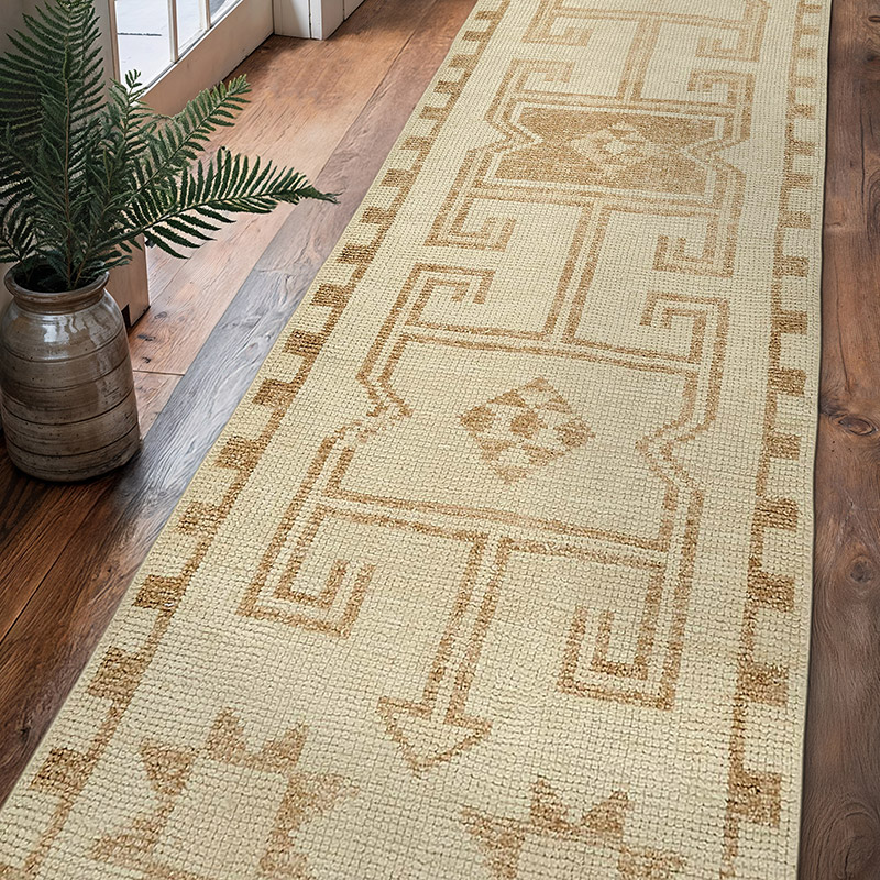 Vintage Tribal Runner Rug - 3' 2" x 10' 10" (38" x 130") - K0085177