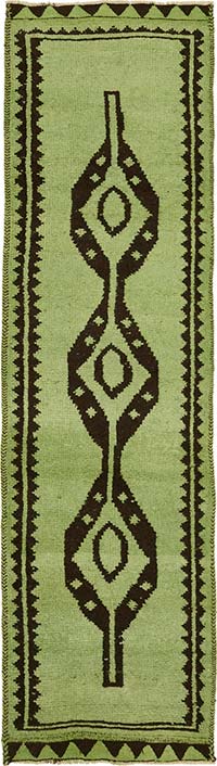 Vintage Tribal Runner Rug - 3' 2" x 11' 4" (38" x 136")