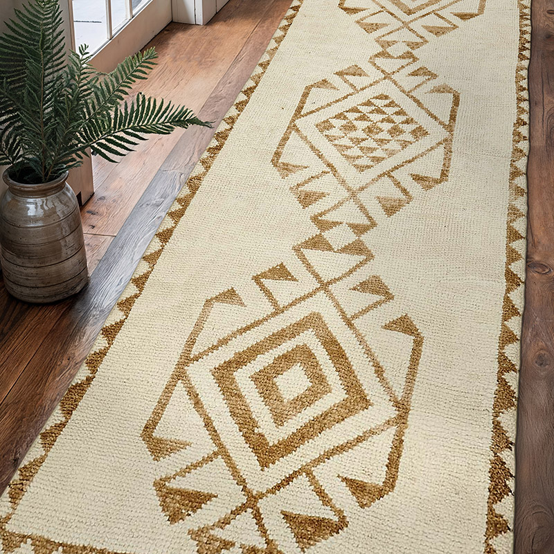Vintage Tribal Runner Rug - 3' 2" x 10' 9" (38" x 129") - K0085180