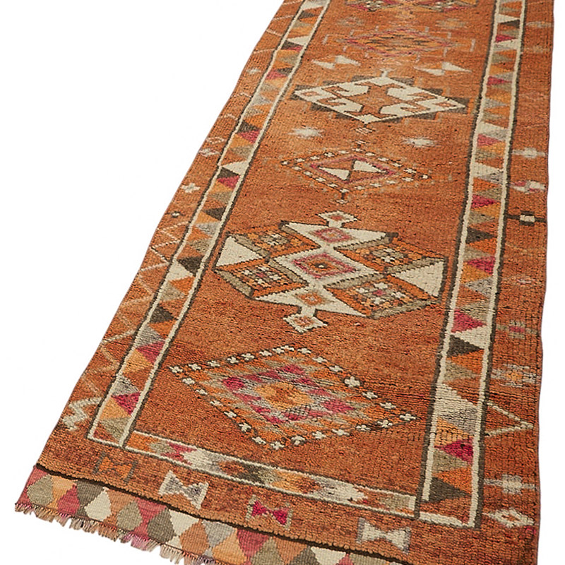 Alfombra Vintage de pasillo - 95 cm x 343 cm - K0085186