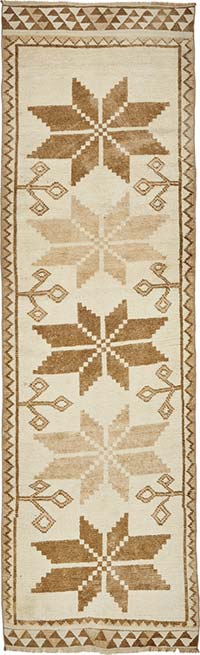 Vintage Tribal Runner Rug - 3' 5" x 11' 2" (41" x 134")