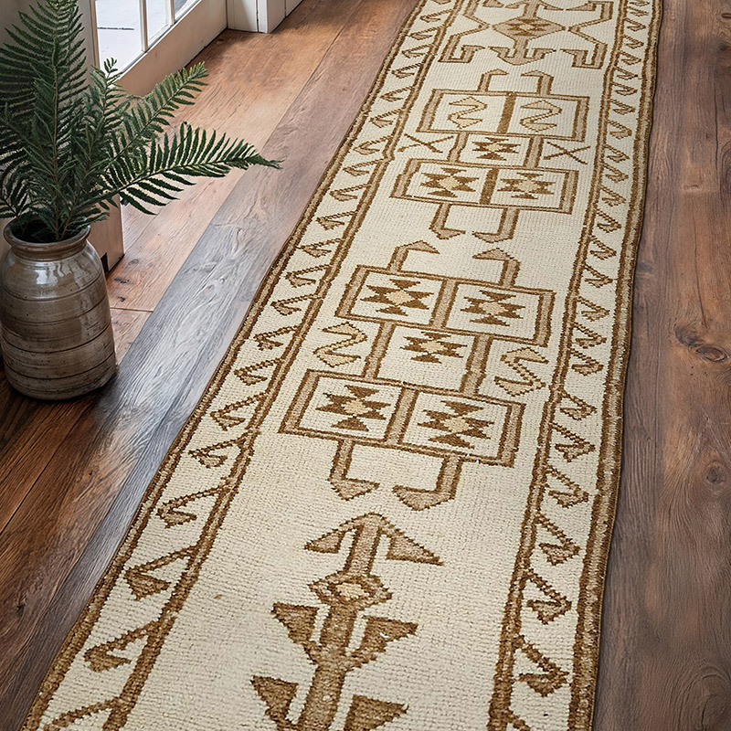 Vintage Tribal Runner Rug - 2' 9" x 12' 4" (33" x 148") - K0085191