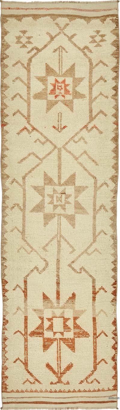 Alfombra Vintage de pasillo - 92 cm x 315 cm