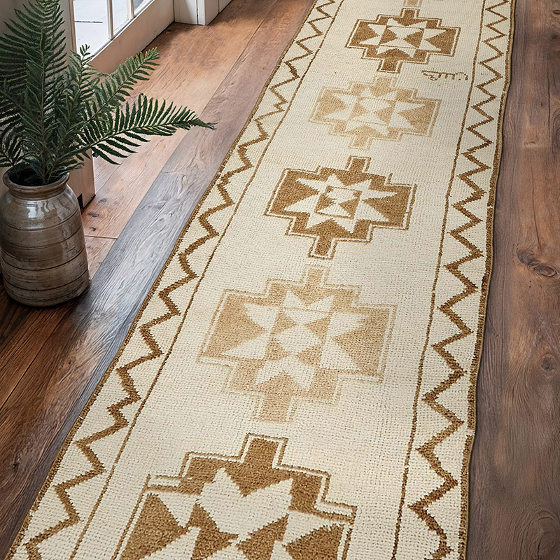 Vintage Tribal Runner Rug - 2' 10" x 11' 5" (34" x 137") - K0085195