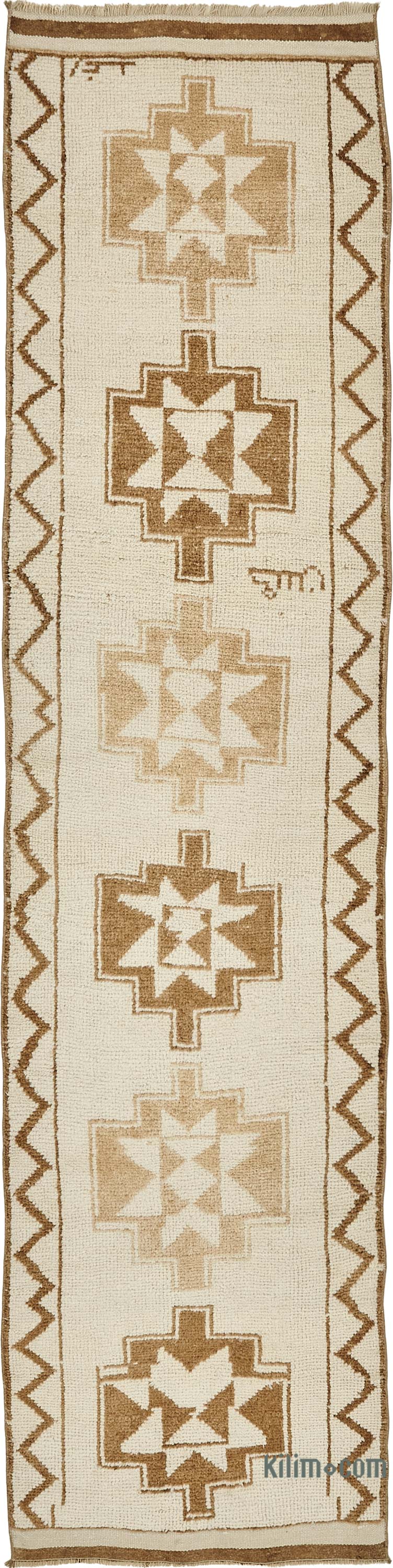 Vintage Tribal Runner Rug - 2' 10" x 11' 5" (34" x 137") - K0085195
