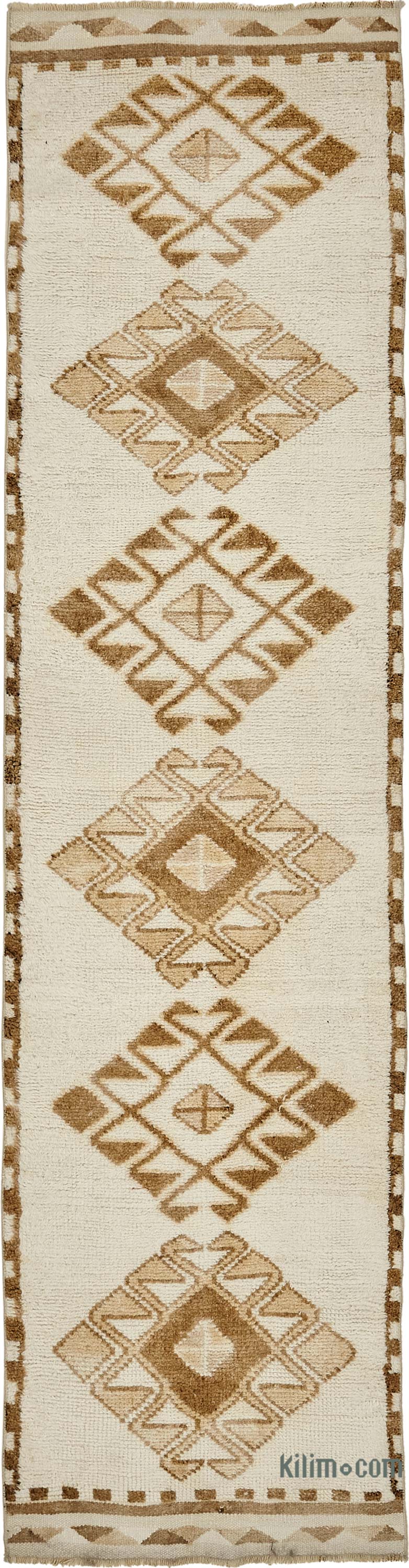 Vintage Tribal Runner Rug - 2' 10" x 11' 7" (34" x 139") - K0085197