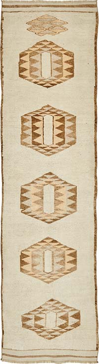 Vintage Tribal Runner Rug - 3' 2" x 12' 4" (38" x 148")
