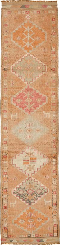 Vintage Anadolu Yolluk - 80 cm x 356 cm