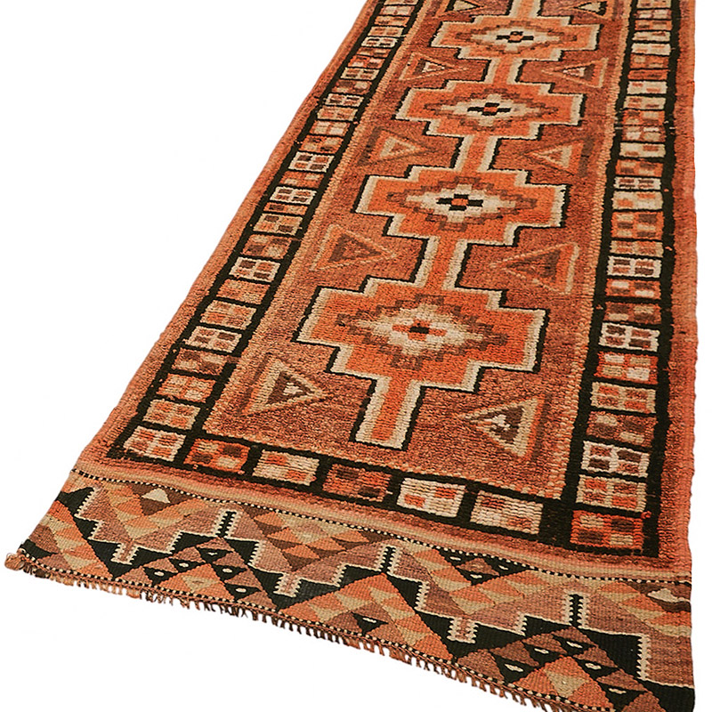 Alfombra Vintage de pasillo - 92 cm x 296 cm - K0085205