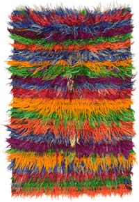 Vintage Anatolian Tulu Rug - 3' 9" x 5' 10" (45" x 70")