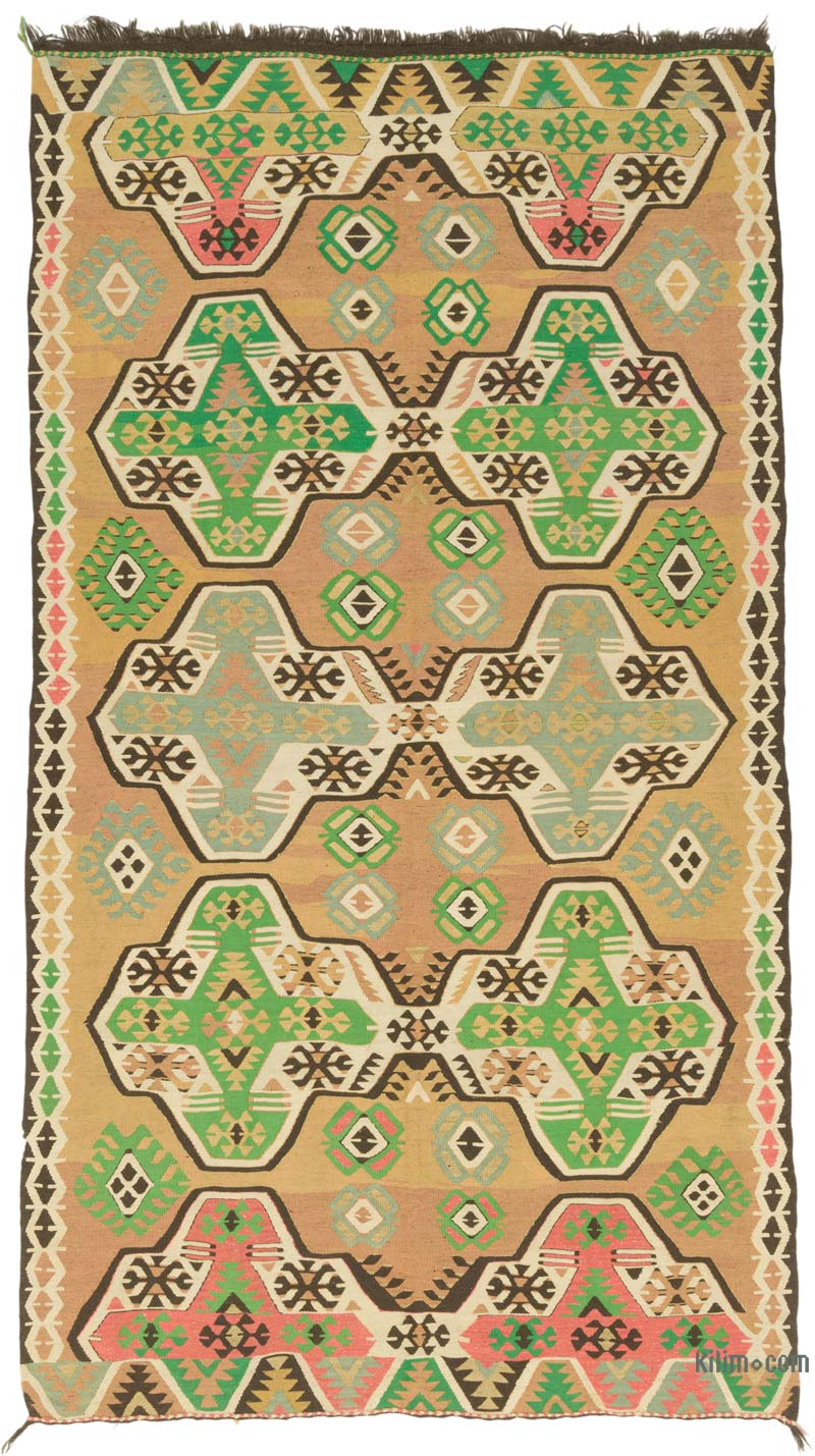 Vintage Mut Kilim Rug - 5' 6" x 9' 10" (66" x 118") - K0085209