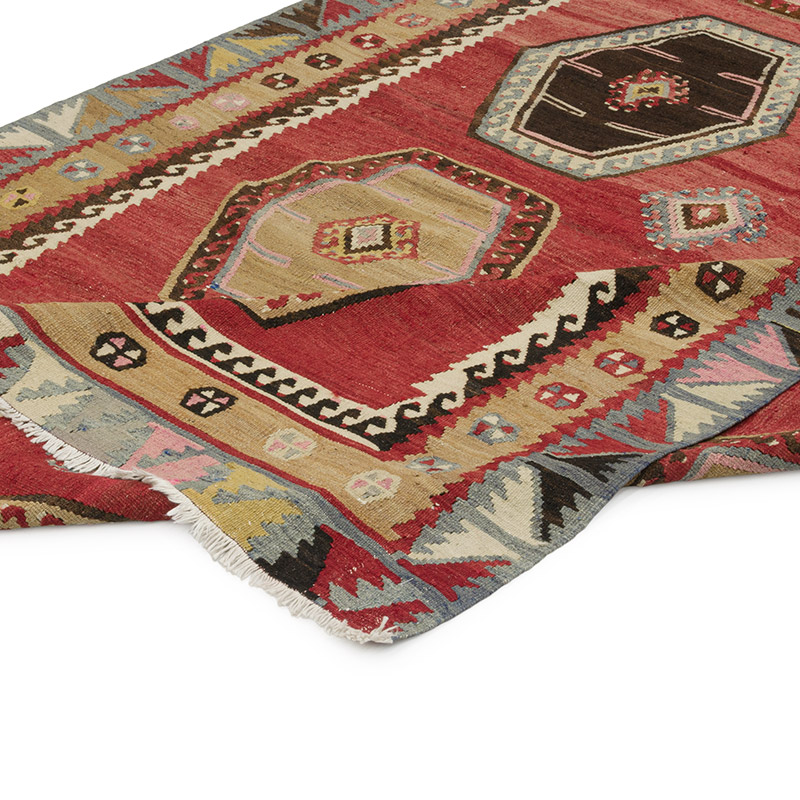 Alfombra Vintage Sarkisla Kilim - 150 cm x 323 cm - K0085210