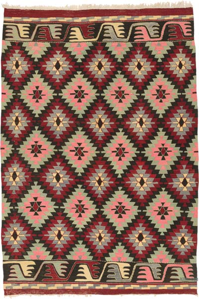 Vintage Mihalic Kilim Rug - 205 cm x 303 cm