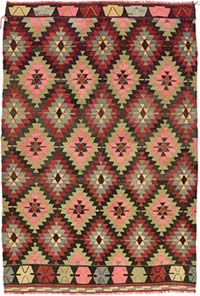 Vintage Mihalic Kilim Rug - 6' 5" x 9' 7" (77" x 115")