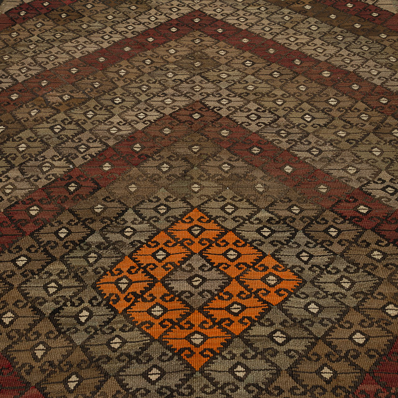 Vintage Bayburt Kilimi - 198 cm x 347 cm - K0085215