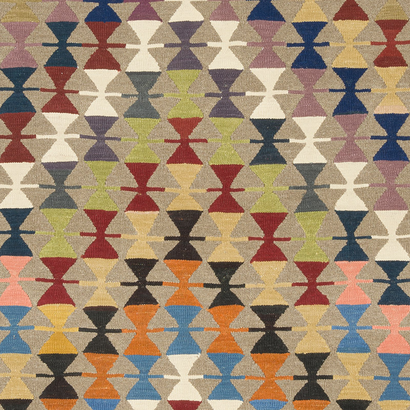 New Handwoven Turkish Kilim Rug - 4' 1" x 6' 1" (49" x 73") - K0085216
