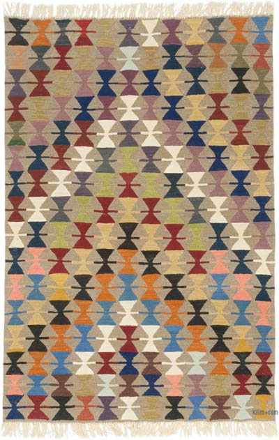 Nueva Alfombra Turca Kilim - 125 cm x 186 cm