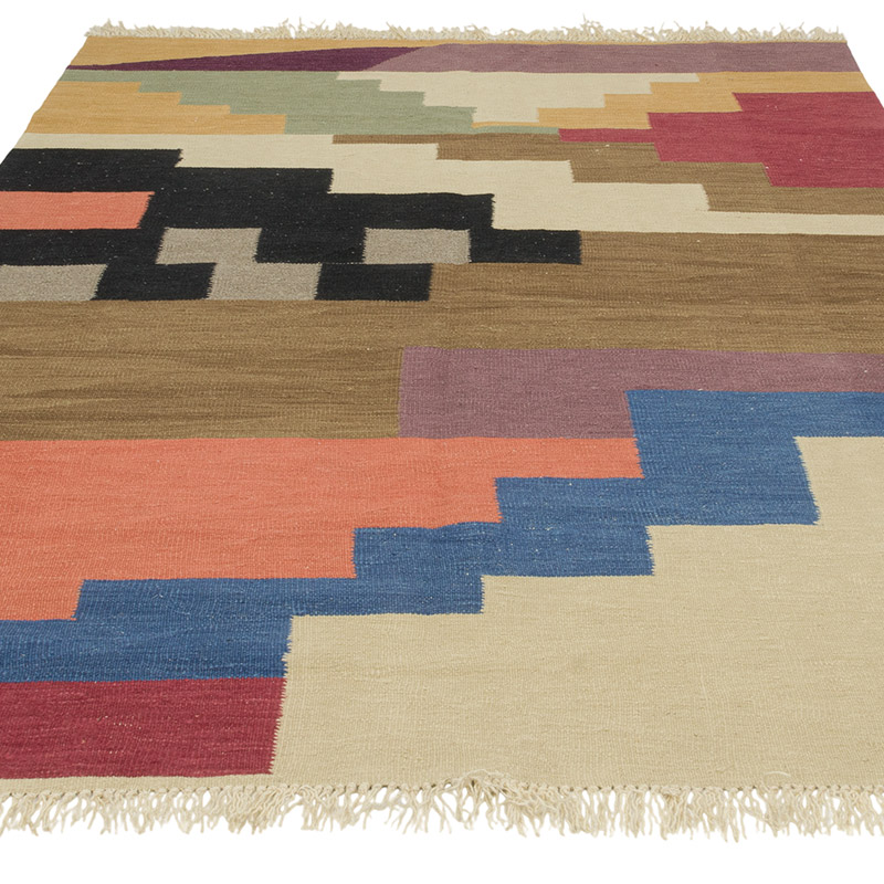 Nueva Alfombra Turca Kilim - 155 cm x 212 cm - K0085218