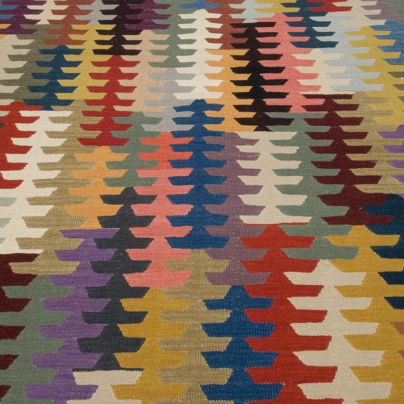 New Handwoven Turkish Kilim Rug - 5' 11" x 7' 10" (71" x 94") - K0085221