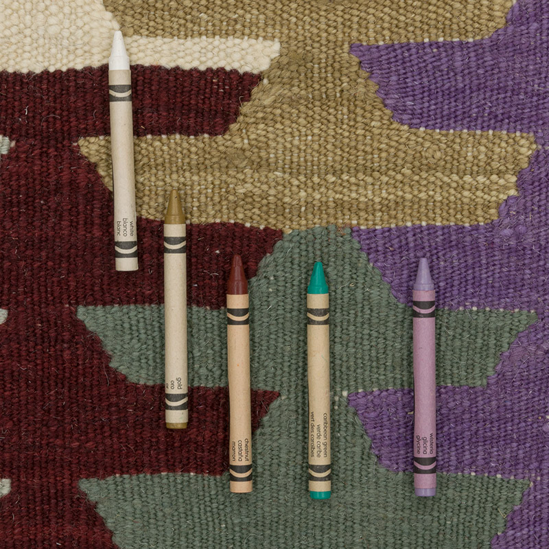 New Handwoven Turkish Kilim Rug - 5' 11" x 7' 10" (71" x 94") - K0085221