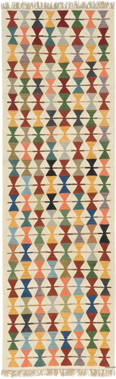 Yeni Kök Boya El Dokuma Kilim - 94 cm x 300 cm