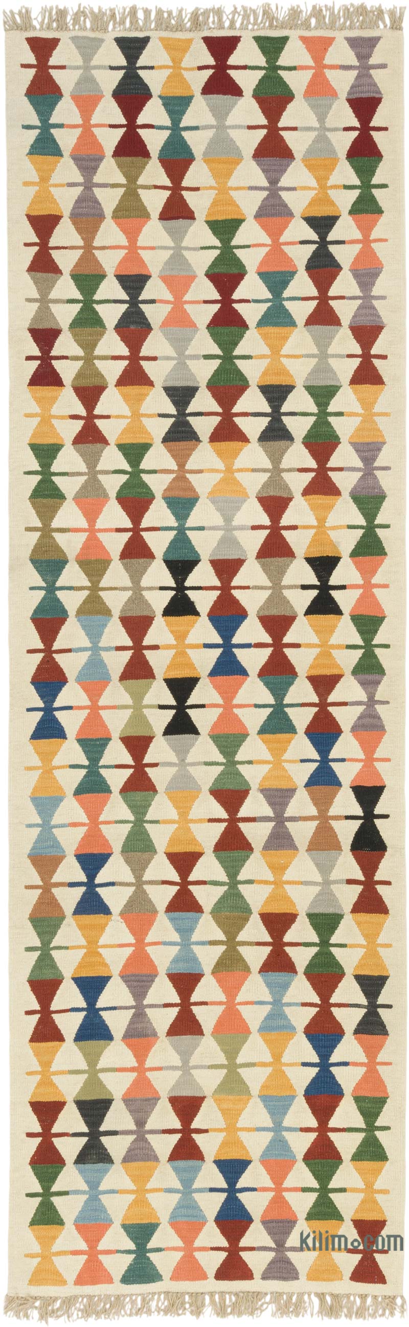 Nueva Alfombra Turca Kilim - 94 cm x 300 cm - K0085222
