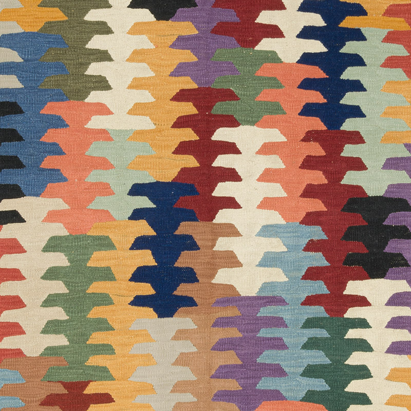 New Handwoven Turkish Kilim Rug - 5' 2" x 7' 3" (62" x 87") - K0085224