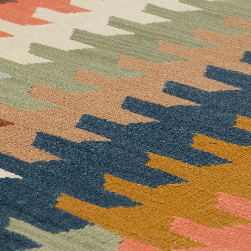 New Handwoven Turkish Kilim Runner - 2' 10" x 13' 5" (34" x 161") - K0085225