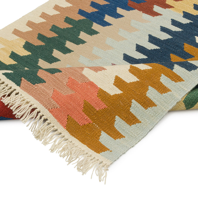 New Handwoven Turkish Kilim Runner - 2' 10" x 13' 5" (34" x 161") - K0085225