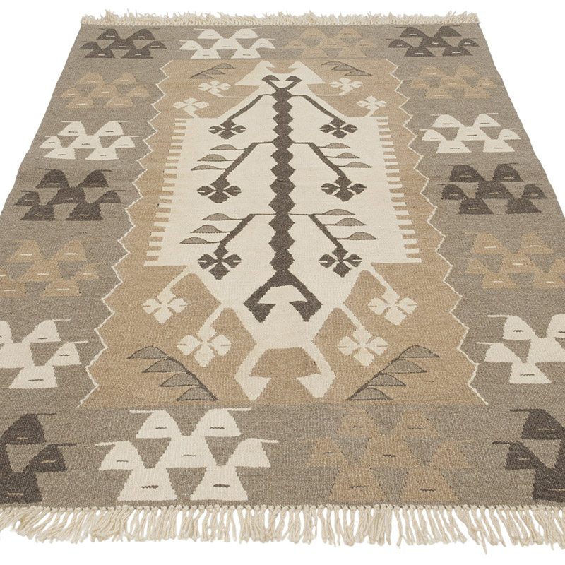 Yeni Kök Boya El Dokuma Kilim - 113 cm x 165 cm - K0085227