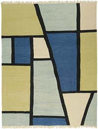 New Handwoven Turkish Kilim Rug - 8'  x 10' 1" (96" x 121")