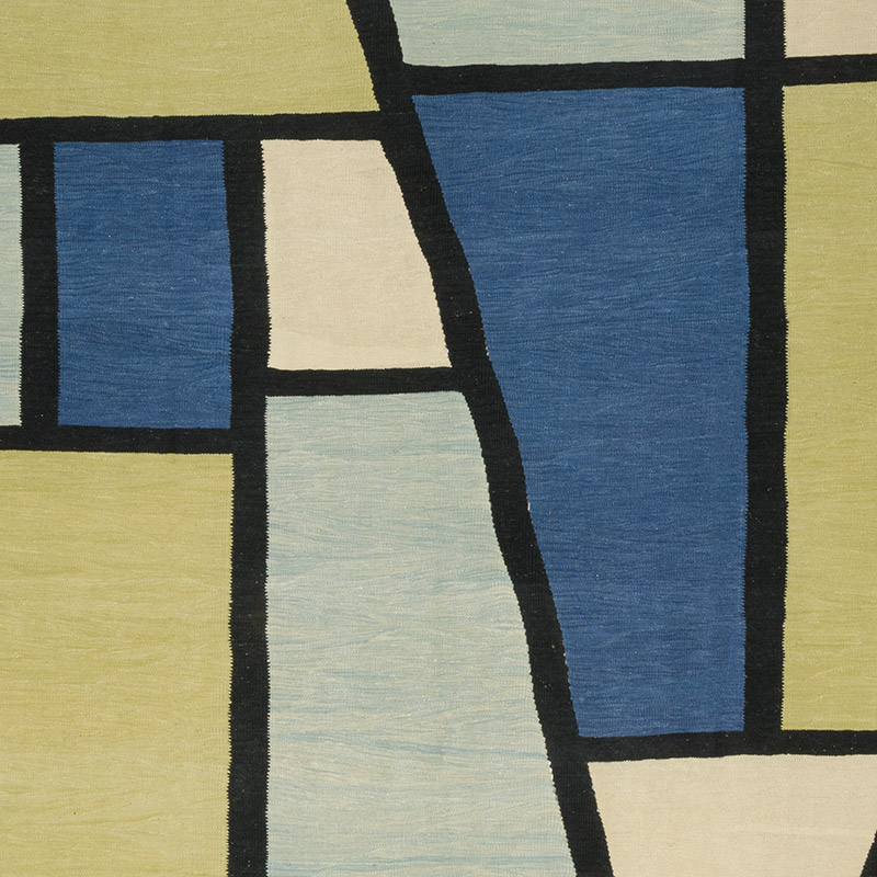 New Handwoven Turkish Kilim Rug - 8'  x 10' 1" (96" x 121") - K0085228