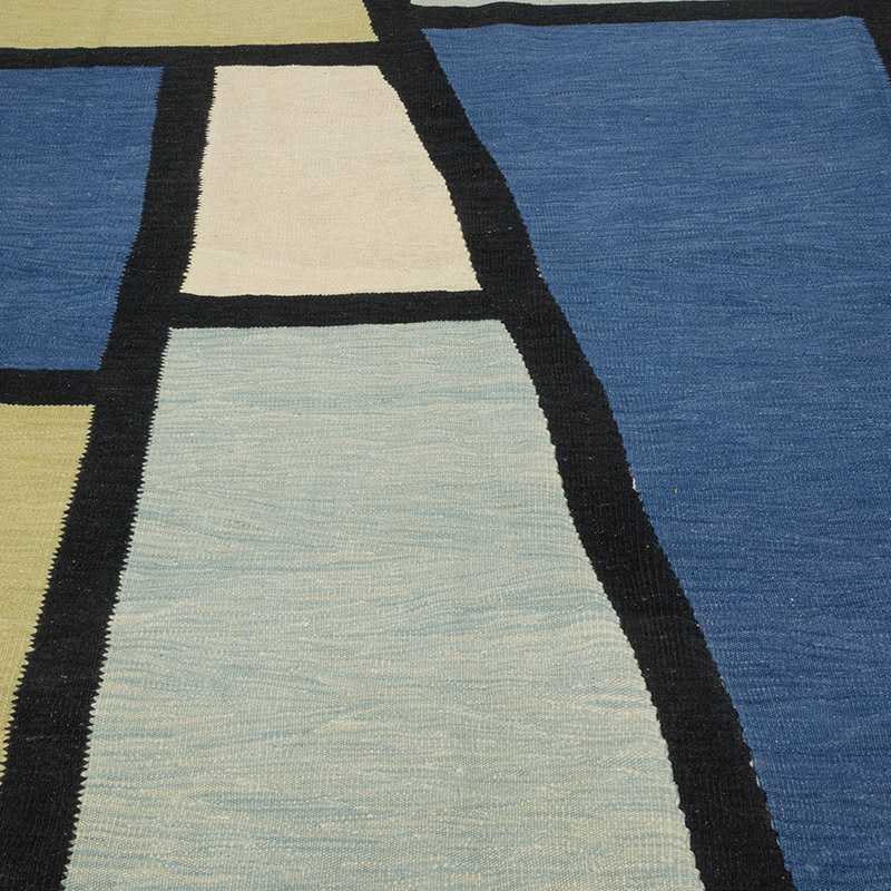 New Handwoven Turkish Kilim Rug - 8'  x 10' 1" (96" x 121") - K0085228
