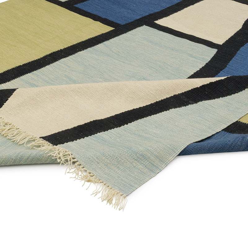 New Handwoven Turkish Kilim Rug - 8'  x 10' 1" (96" x 121") - K0085228
