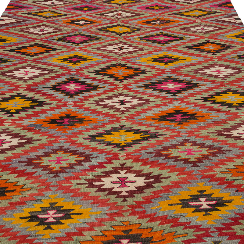 Alfombra Vintage Denizli Kilim - 180 cm x 325 cm - K0085229