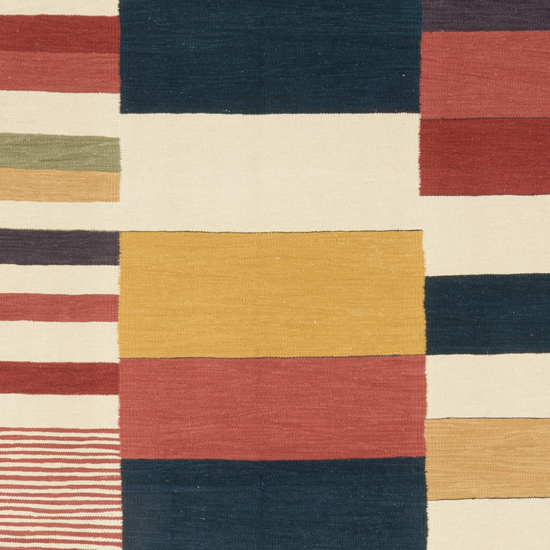 New Handwoven Turkish Kilim Rug - 6' 7" x 10'  (79" x 120") - K0085279