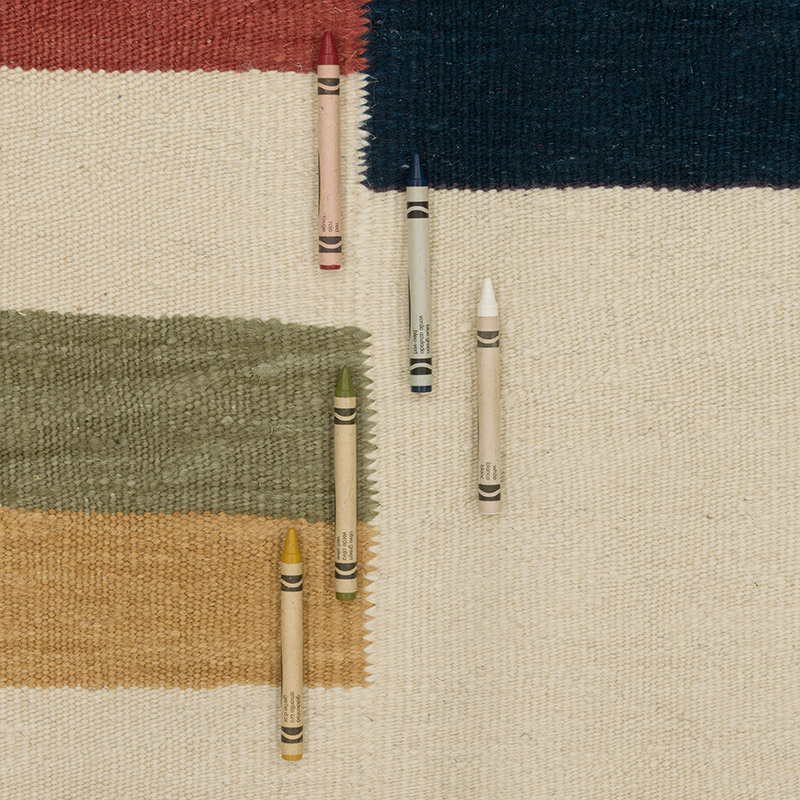 New Handwoven Turkish Kilim Rug - 6' 7" x 10'  (79" x 120") - K0085279