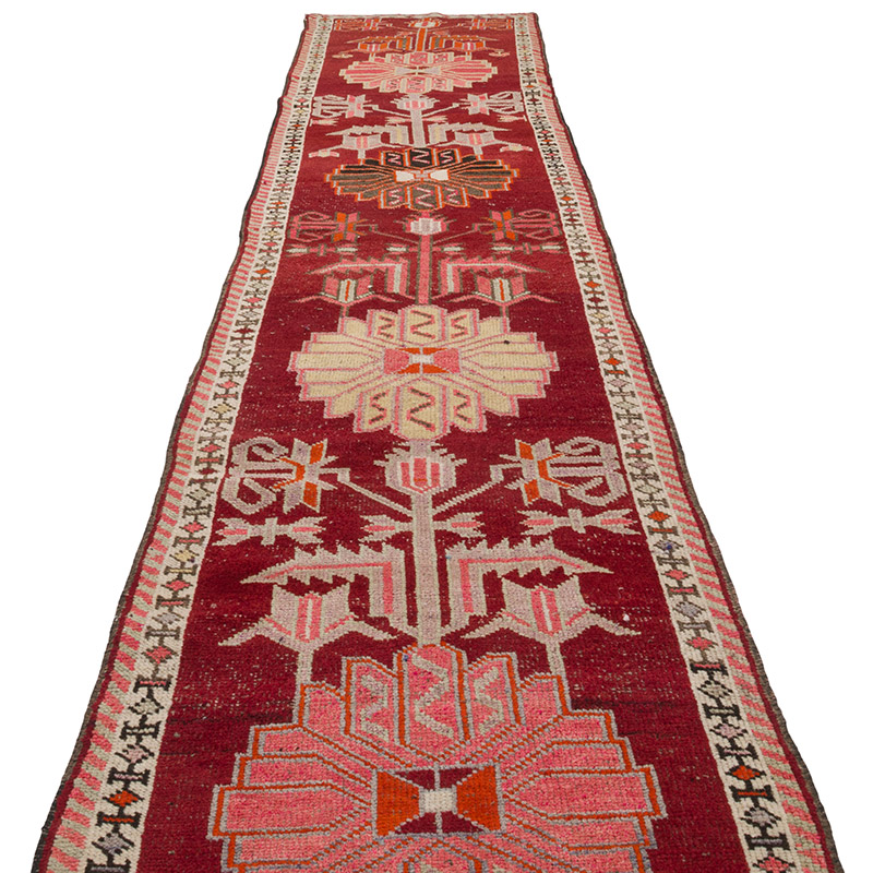 Vintage Tribal Runner Rug - 2' 10" x 15' 7" (34" x 187") - K0085280