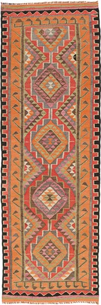 Corredor Vintage Herki Kilim - 105 cm x 314 cm