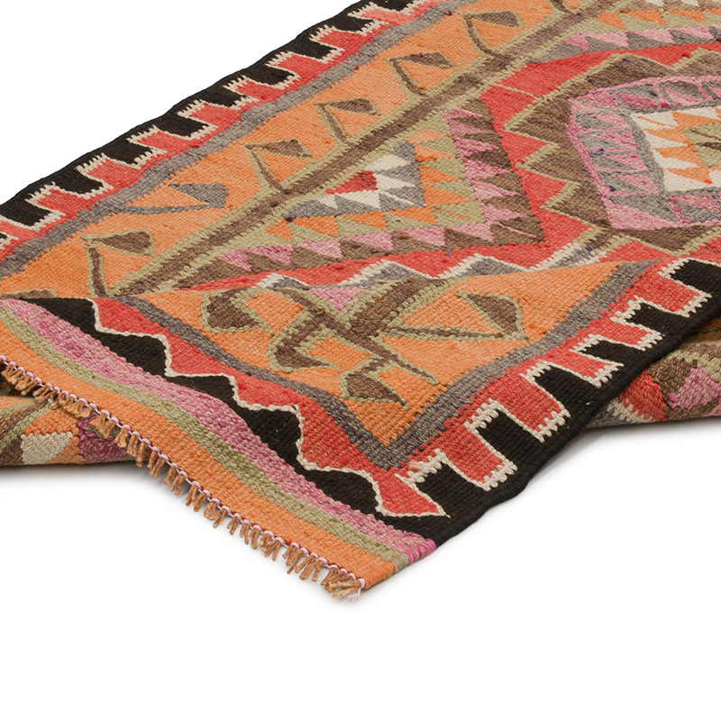 Corredor Vintage Herki Kilim - 105 cm x 314 cm - K0085282