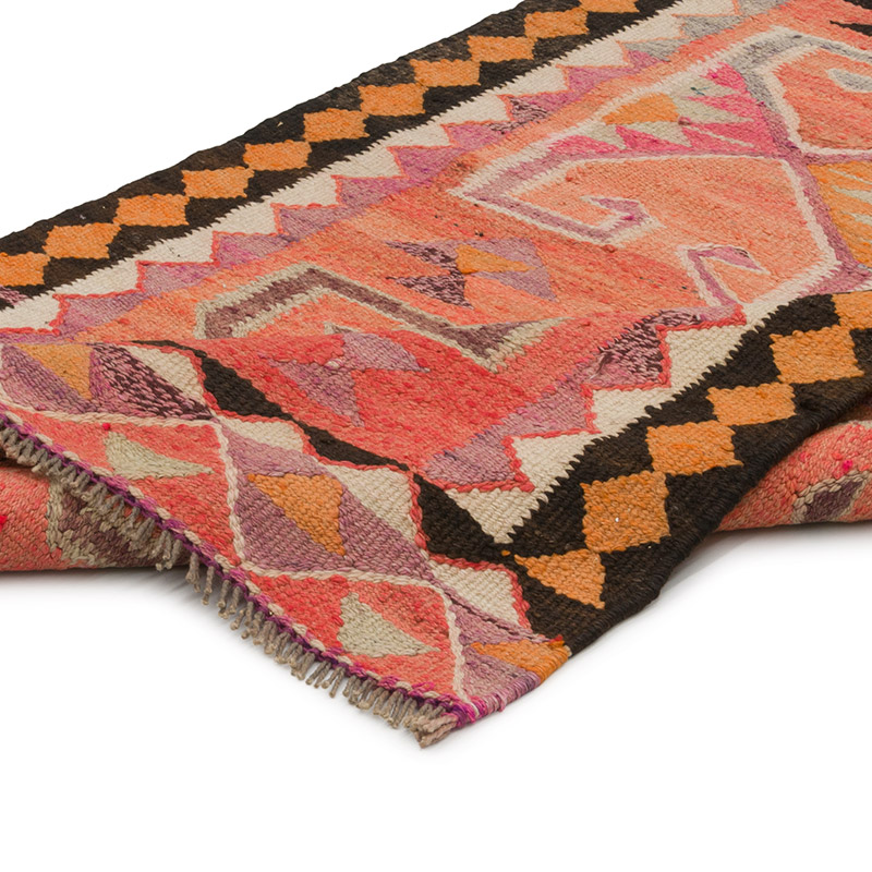 Corredor Vintage Herki Kilim - 96 cm x 341 cm - K0085283