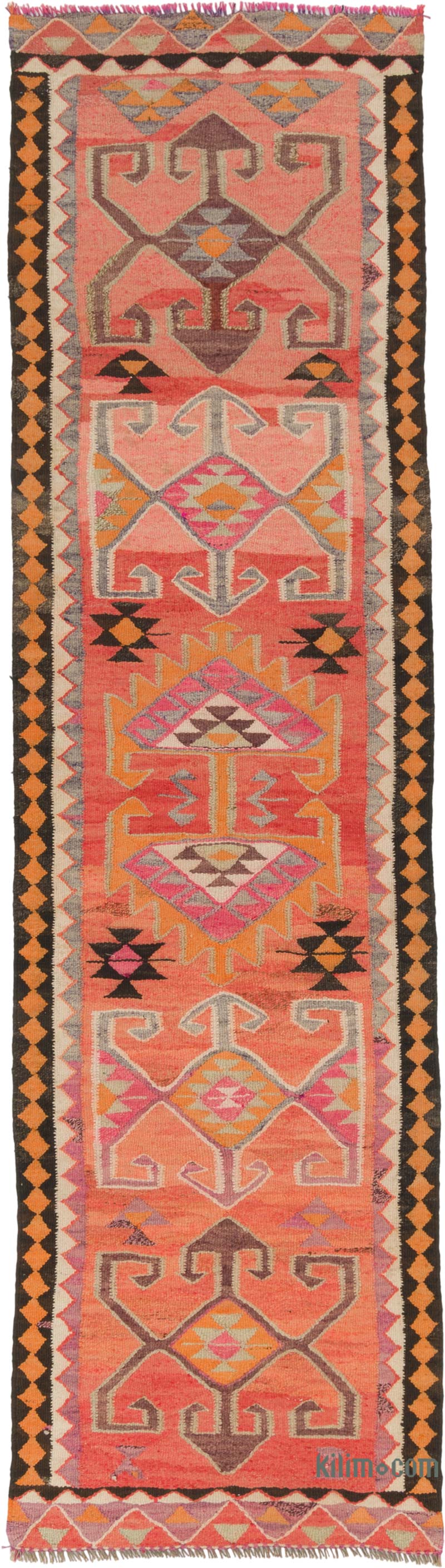 Corredor Vintage Herki Kilim - 96 cm x 341 cm - K0085283