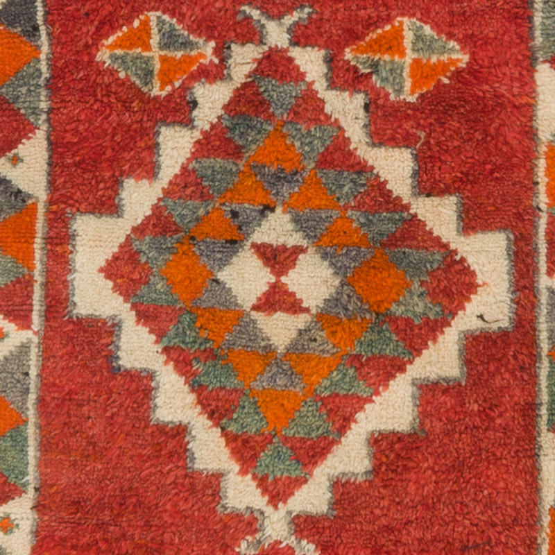 Alfombra Vintage de pasillo - 94 cm x 372 cm - K0085284