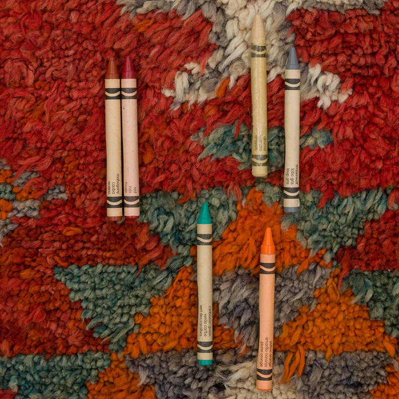Alfombra Vintage de pasillo - 94 cm x 372 cm - K0085284