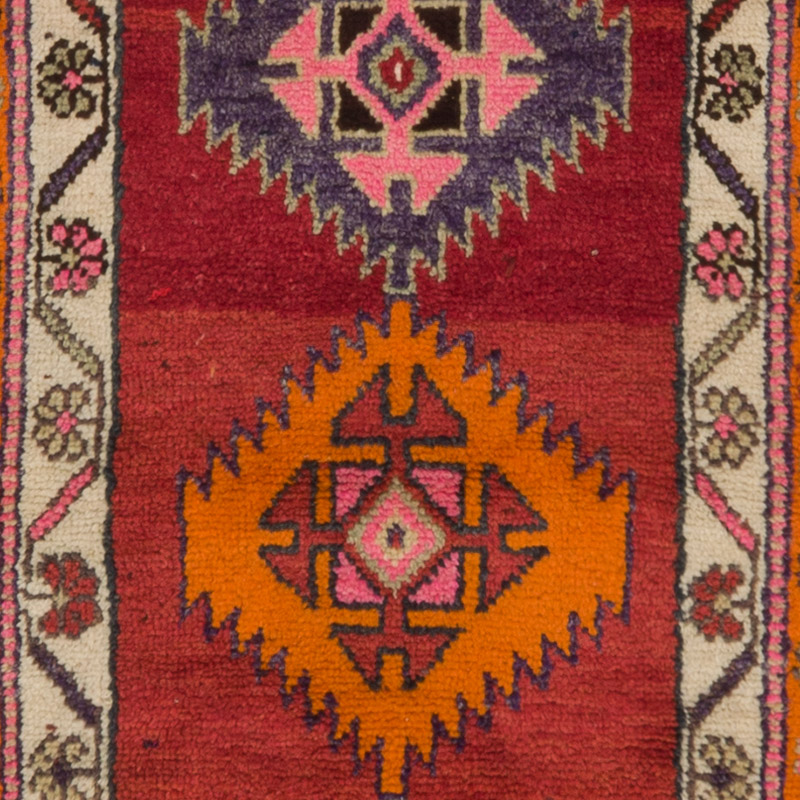 Vintage Tribal Runner Rug - 2' 11" x 12'  (35" x 144") - K0085285