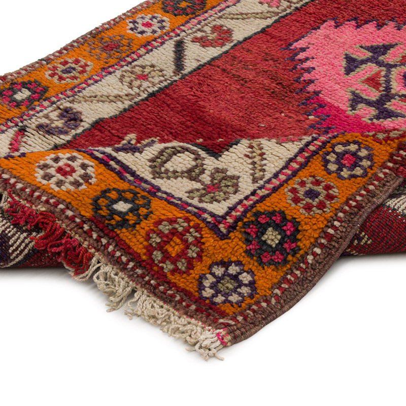 Vintage Tribal Runner Rug - 2' 11" x 12'  (35" x 144") - K0085285
