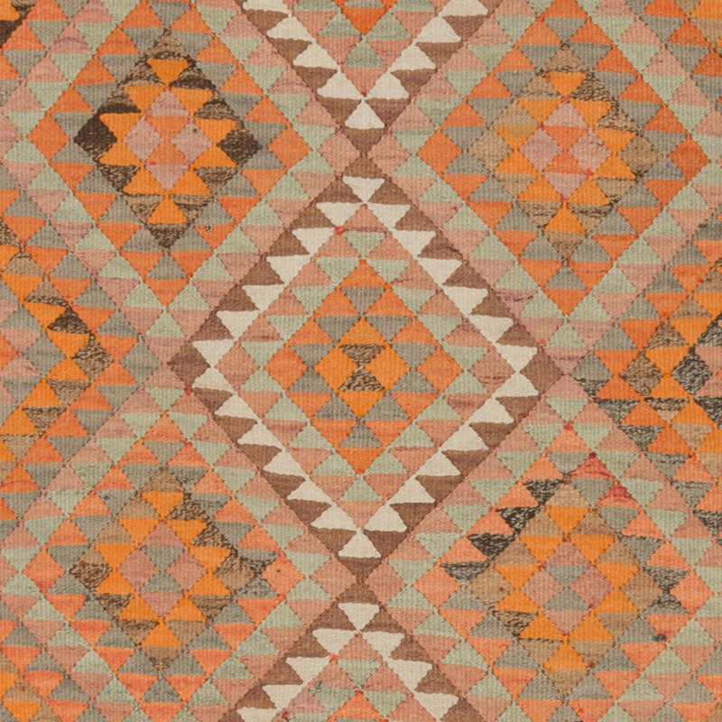 Vintage Herki Kilim Yolluk - 110 cm x 314 cm - K0085291