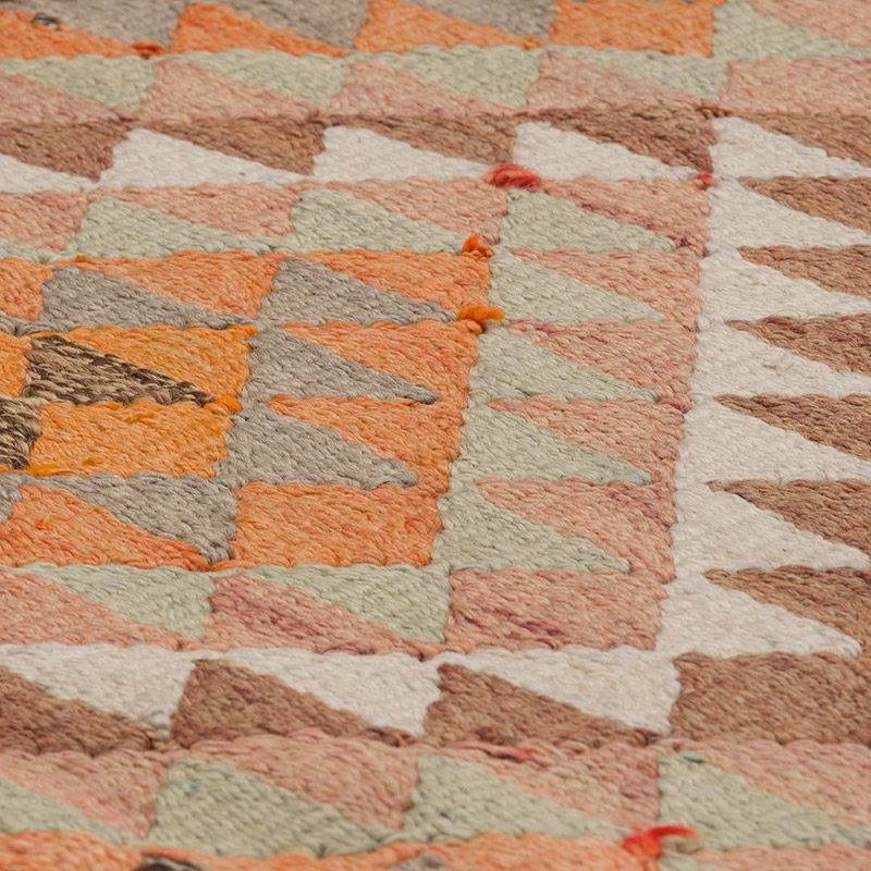 Vintage Herki Kilim Yolluk - 110 cm x 314 cm - K0085291