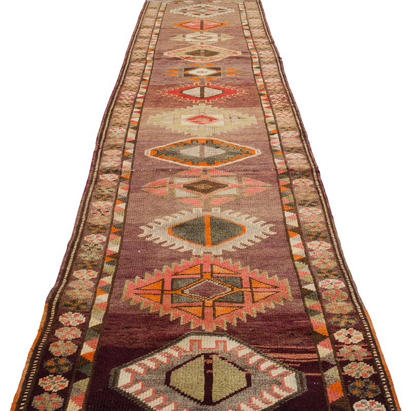 Vintage Tribal Runner Rug - 2' 10" x 11' 11" (34" x 143") - K0085292